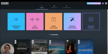 Cómo hacer audiogramas para tu podcast en Headliner