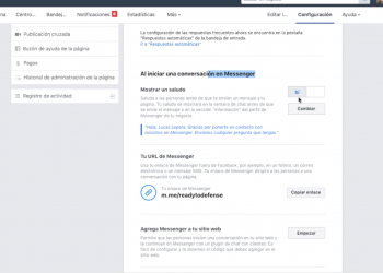 Respuestas automáticas usando el BOT de Facebook Messenger