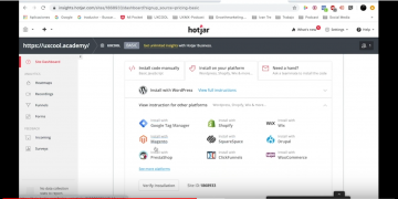 ¿Cómo instalar Hotjar en mi página web de wordpress?